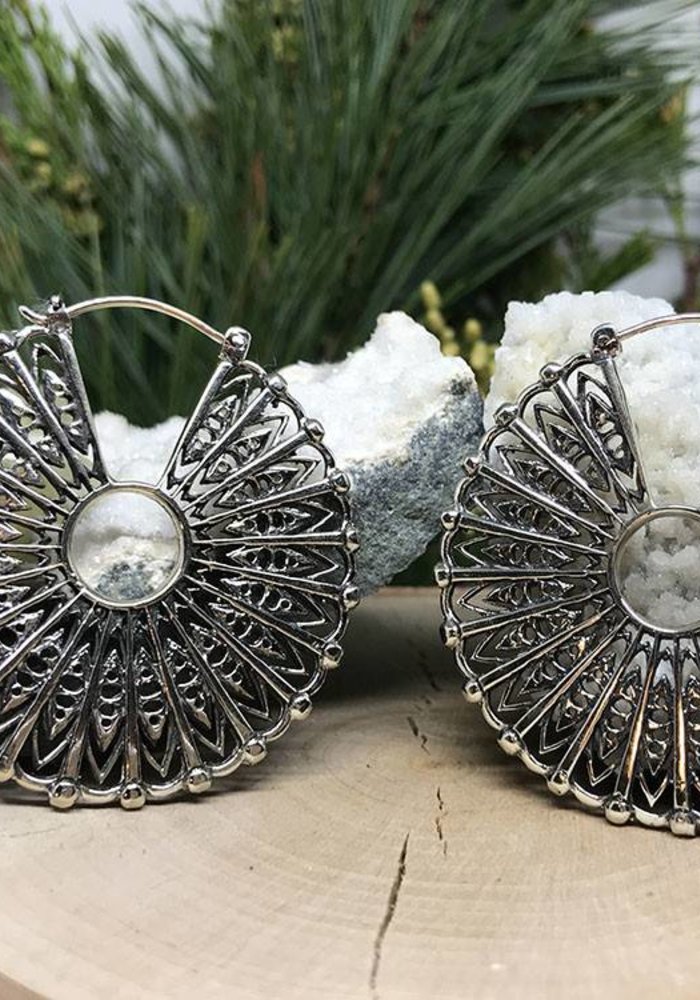 Maya Jewelry Cloak in White Brass 18g