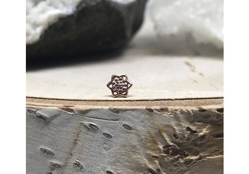 Tawapa Tawapa Micro Lotus 14K Rose Gold Threadless End