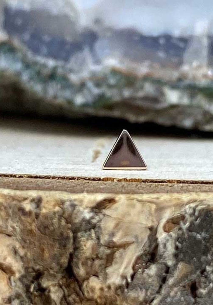 Junipurr Triangle Small Rose Gold 3.4mm Threadless