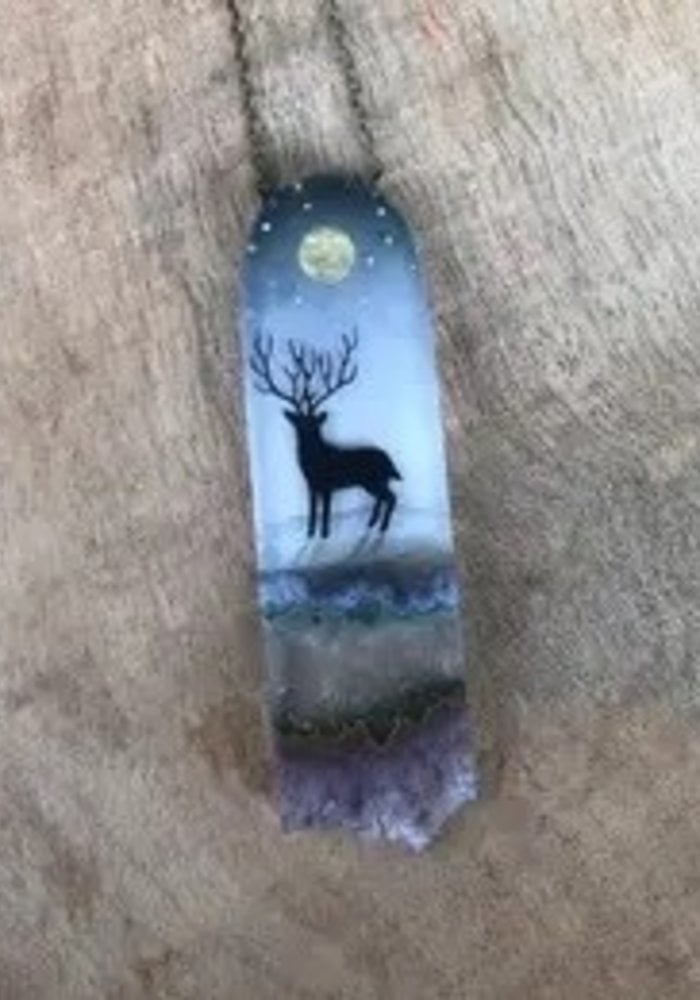 Fernworks Spirit Deer Necklace