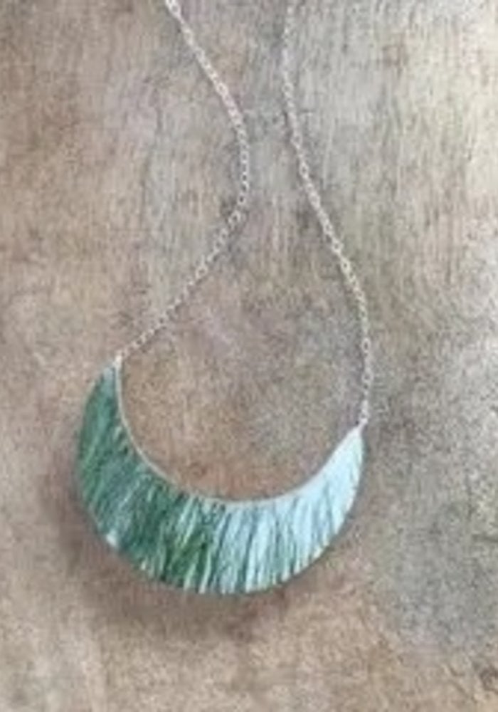 Fernworks Grass Moon Necklace
