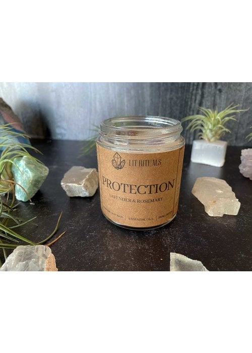 Lit Rituals Protection Soy Candle
