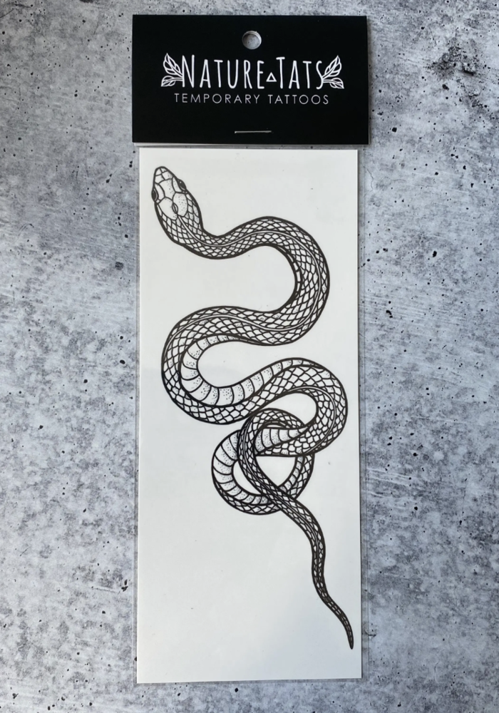 Garden Snake Temporary Tattoo