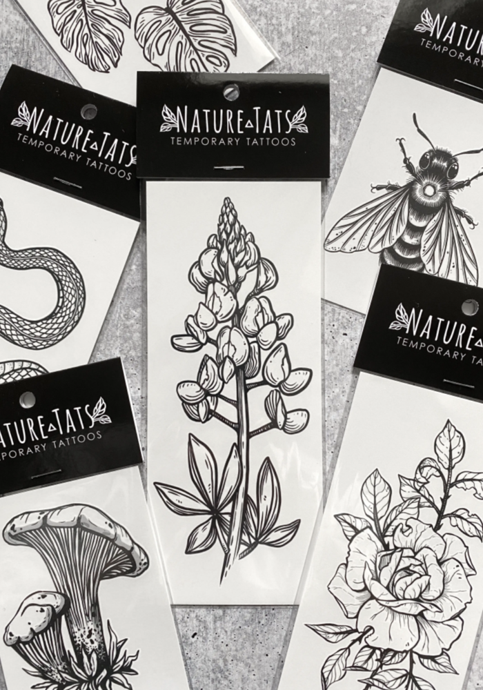 Bluebonnet Temporary Tattoo