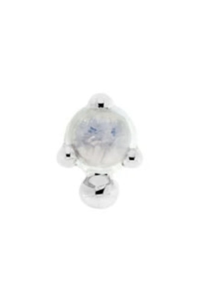 Modern Mood Pippa Dot Genuine Moonstone Threadless