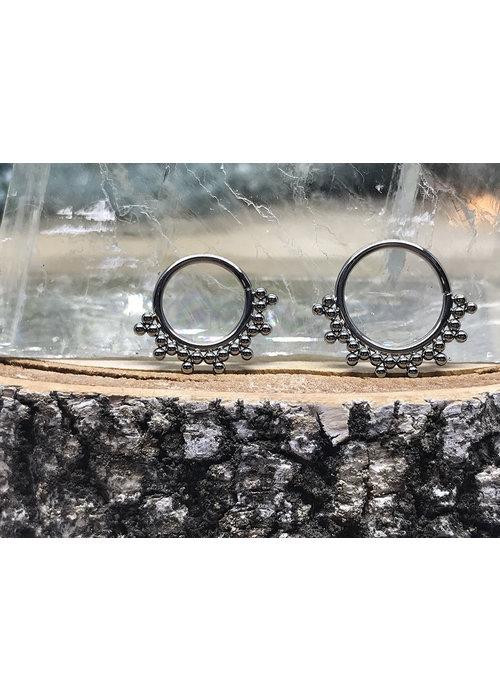 LeRoi, Inc. LeRoi HCA Niobium Haute Couture Seam Ring 18g 3/8"