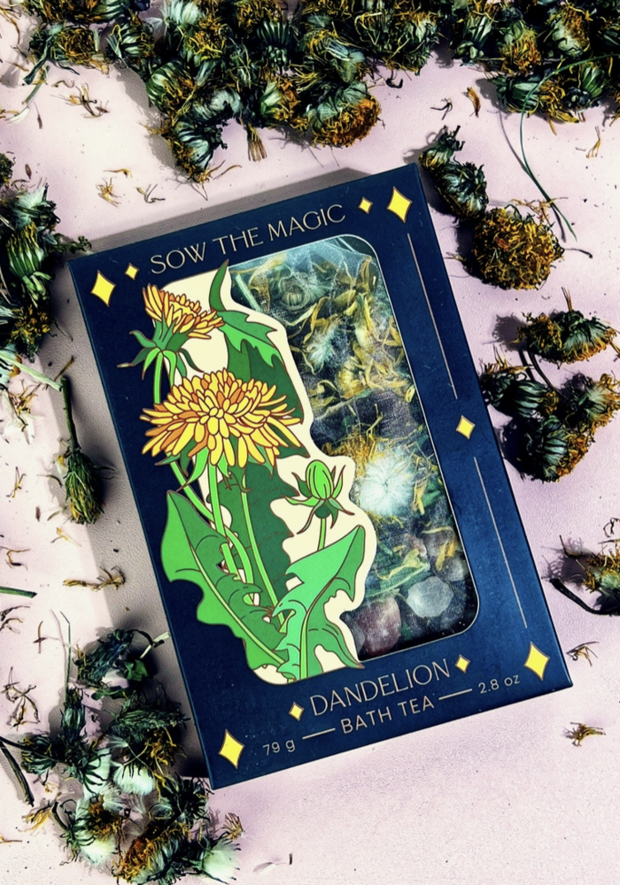 Dandelion Tarot Botanical Bath Tea Box