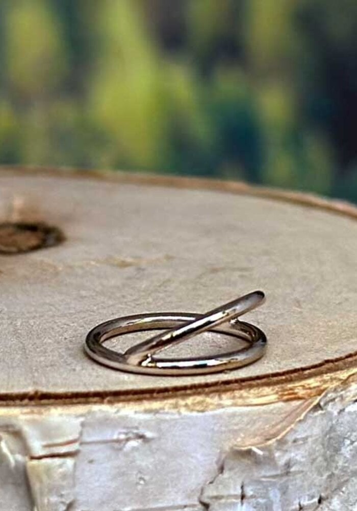 Jewelry This Way Double Illusion Ring 14k White Gold 18g