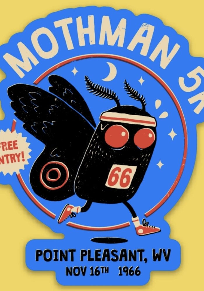 Mothman 5K Sticker