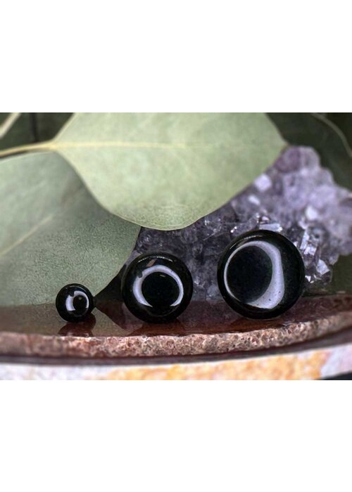 Oracle Body Jewelry Oracle Black Onyx Single Flare Plug
